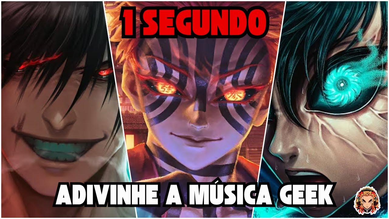 🎵 Especial AniRap🔥 Só 1 Segundo! Consegue Adivinhar a Música Geek? 🎧🔥 - 04