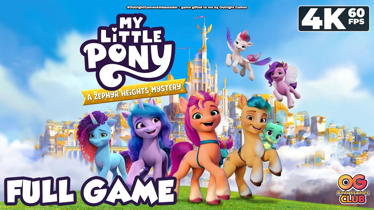 My Little Pony&trade;: A Zephyr Heights Mystery (PC) - Full Game 4K60 Walkthrough (100%) - No Commentary