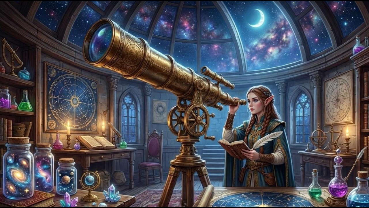 Astral Fantasy Music | High Elf Observatory (Acustic) | The Tongless Bard