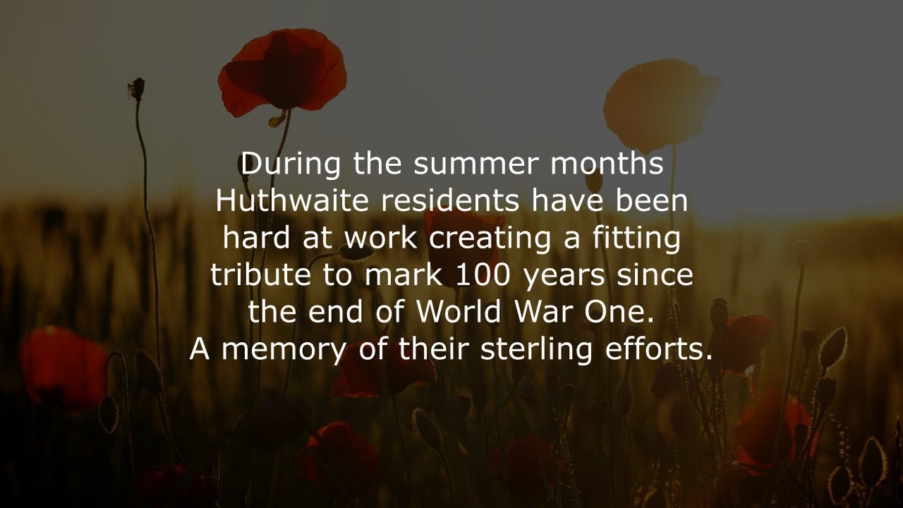Huthwaite Remembers.