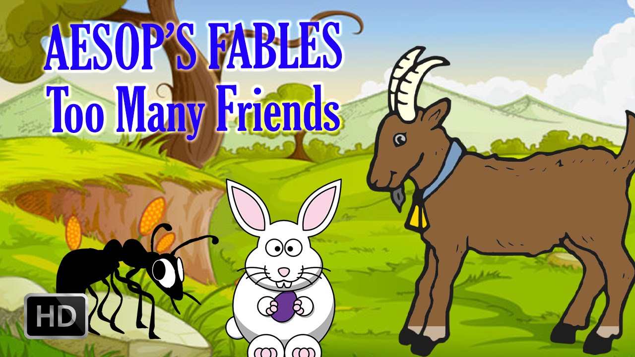 Aesop's Fables - Too Many Friends - Short Stories for Children