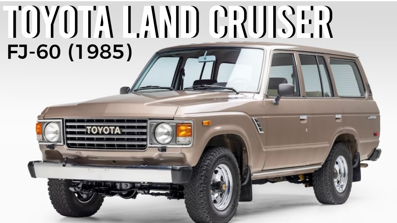 Toyota Land Cruiser FJ 60 1985 A Timeless Off-Roading Icon
