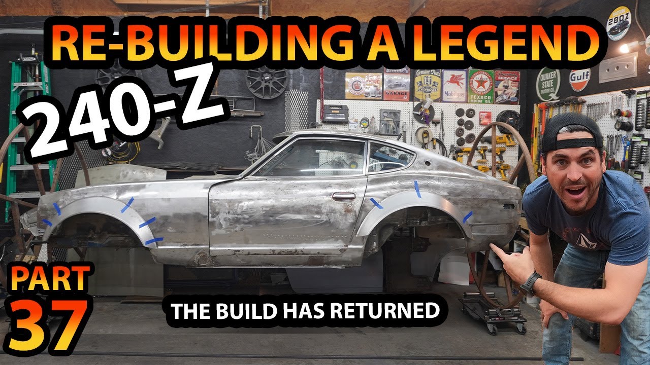 DATSUN 240-Z BUILD IS BACK |Fabrication, Undercoat PREP, Primer & More!