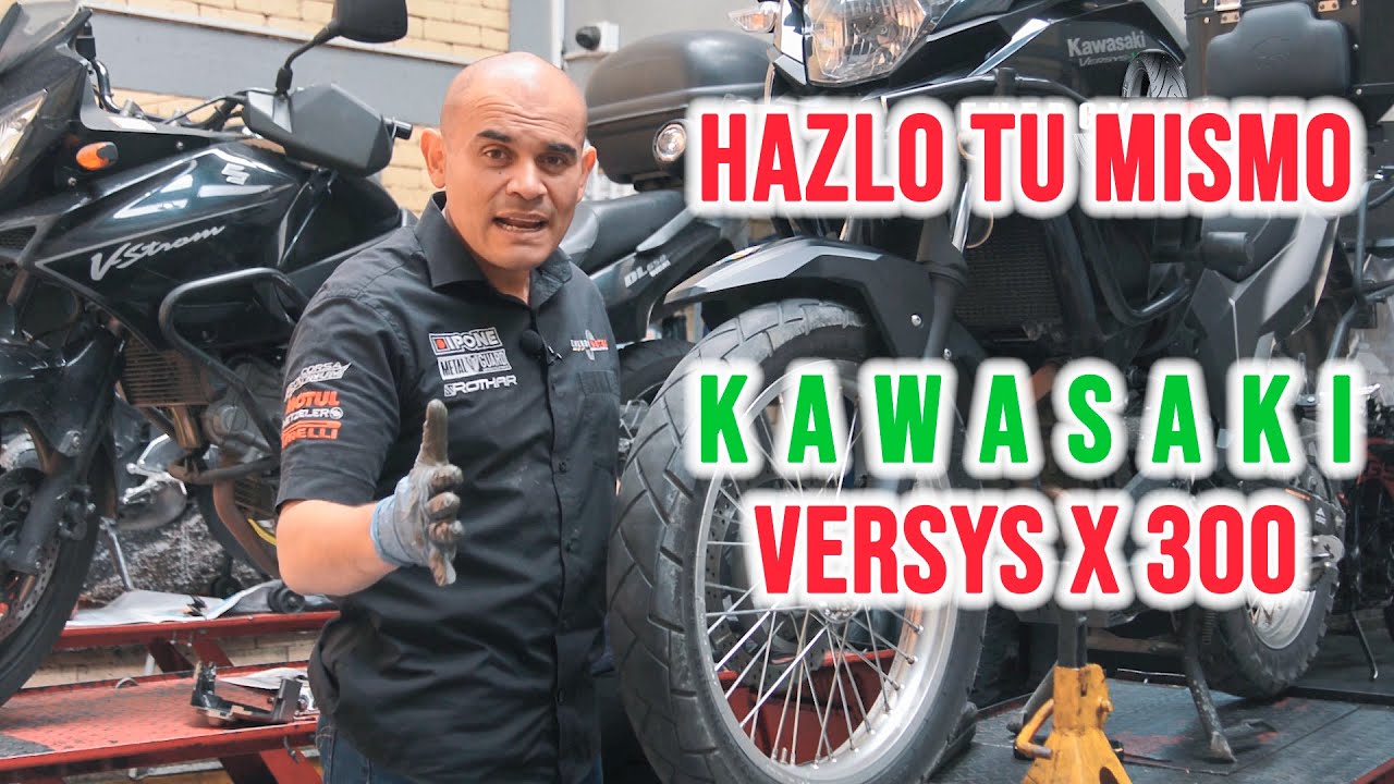 Hazlo Tu Mismo | Kawasaki Versys X - Cambio de Rueda y Pastillas