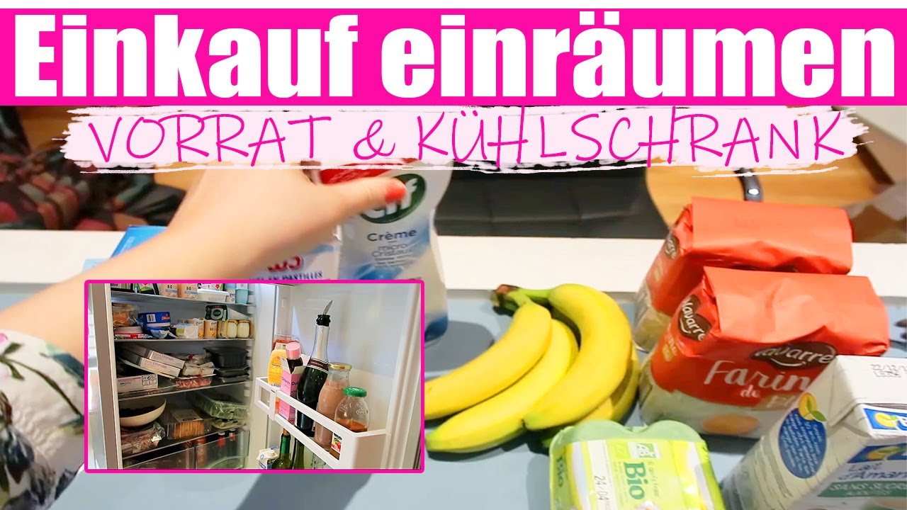 MEIN K&Uuml;HLSCHRANK und VORRAT | FOOD HAUL LIVE einr&auml;umen | CHAOS PUR | TinyMe Carla