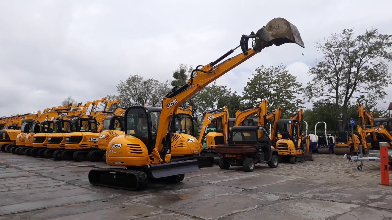 Minikoparka JCB 8055, 2014r., 1822 mth  szybkozłącze hydrauliczne '0731'