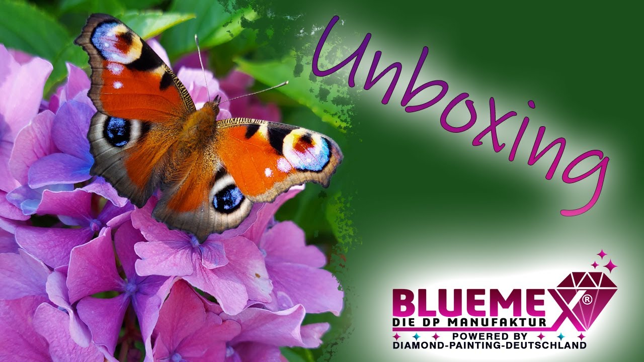 Blumex - Diamond Painting Deutschland | Unboxing | Wunderschöner Tagpfauenauge und mehr tolle Sachen