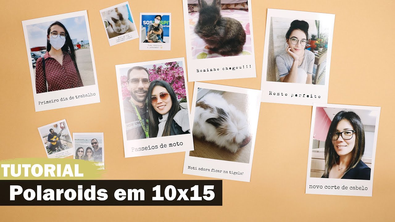 Como fazer polaroids em uma foto 10x15