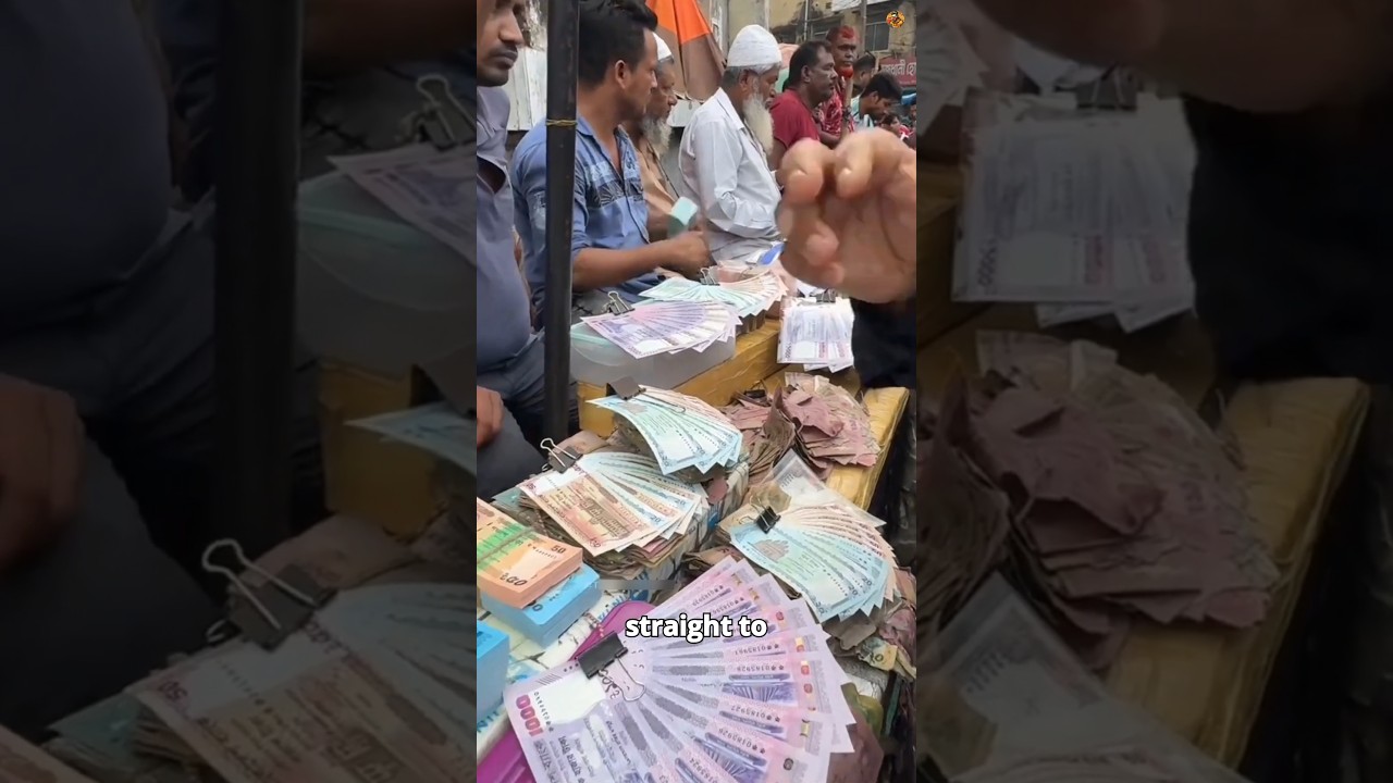 The Market Where They Sell Money Like Vegetables 🤯