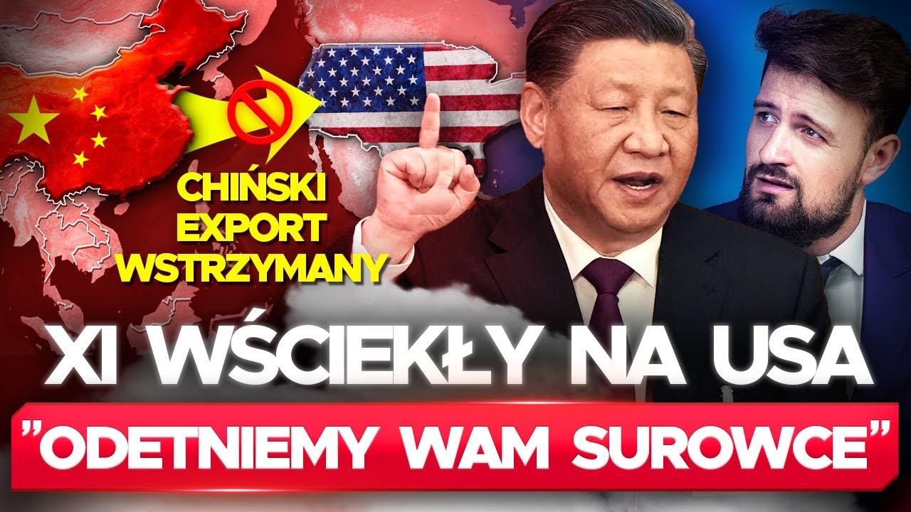 CHINY idą NA WOJNĘ z USA - Koniec SUROWCÓW i 84% CŁA