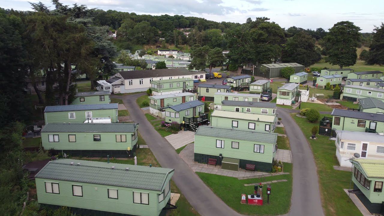 The Riverside Caravan Park, Bridgnorth - 4K Drone Video
