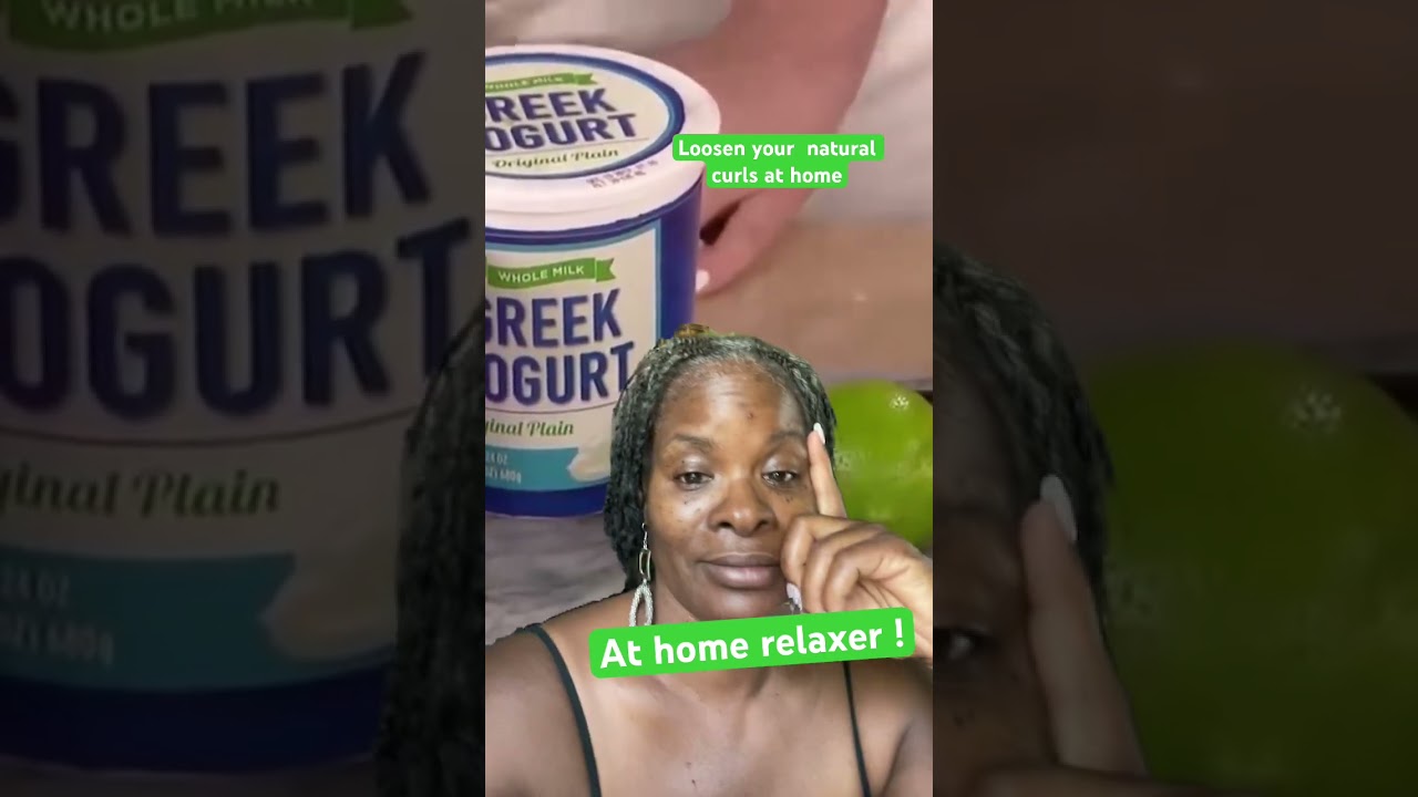 Yogurt Magic: Can you believe it Natural Hair Relaxer at Home ! #Explore #HairCare