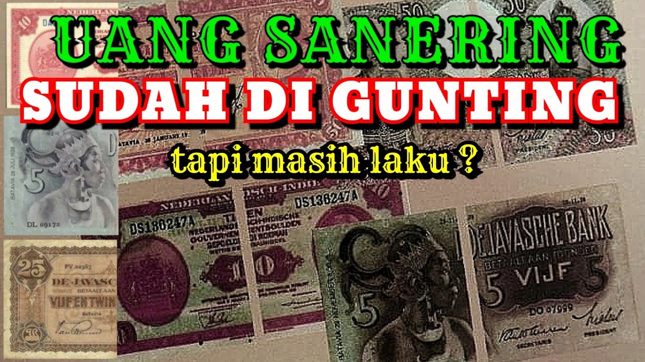 UANG SANERING || koleksi uang