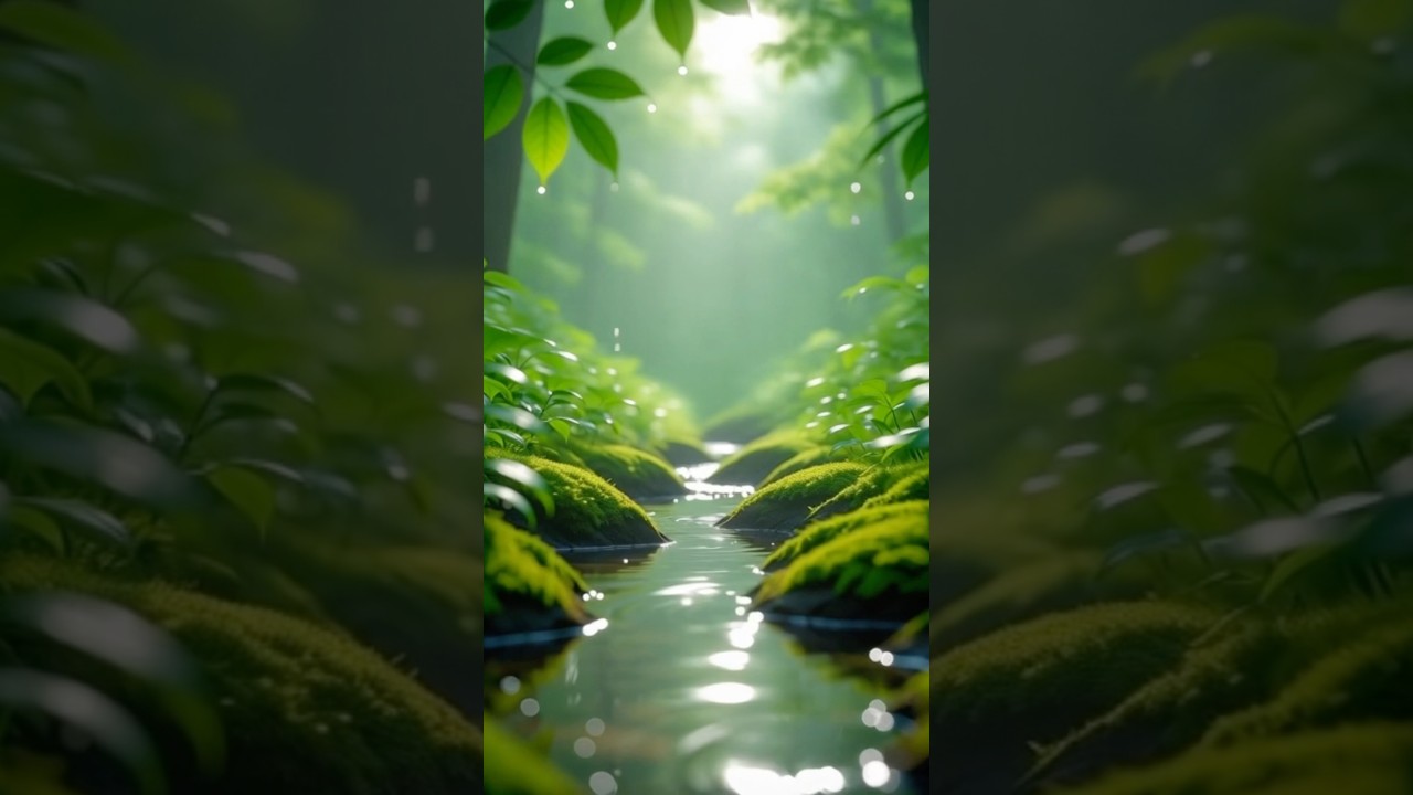 Feel The Nature ❣️ASMR Nature 4K 1 million views| #NeuroFlow #Shorts