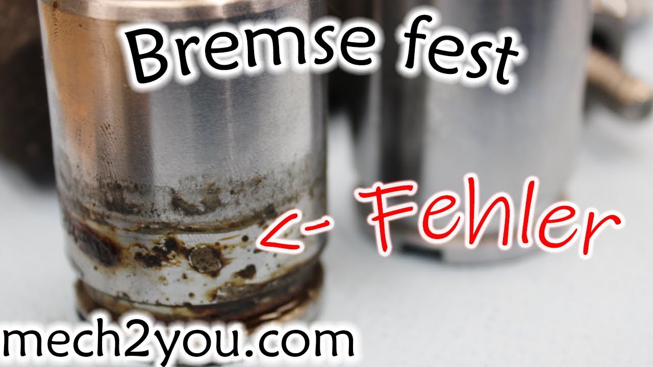 🛠️ Auto Rad lässt sich nicht drehen | Bremse hinten fest | Bremssattel instandsetzen | mech2you