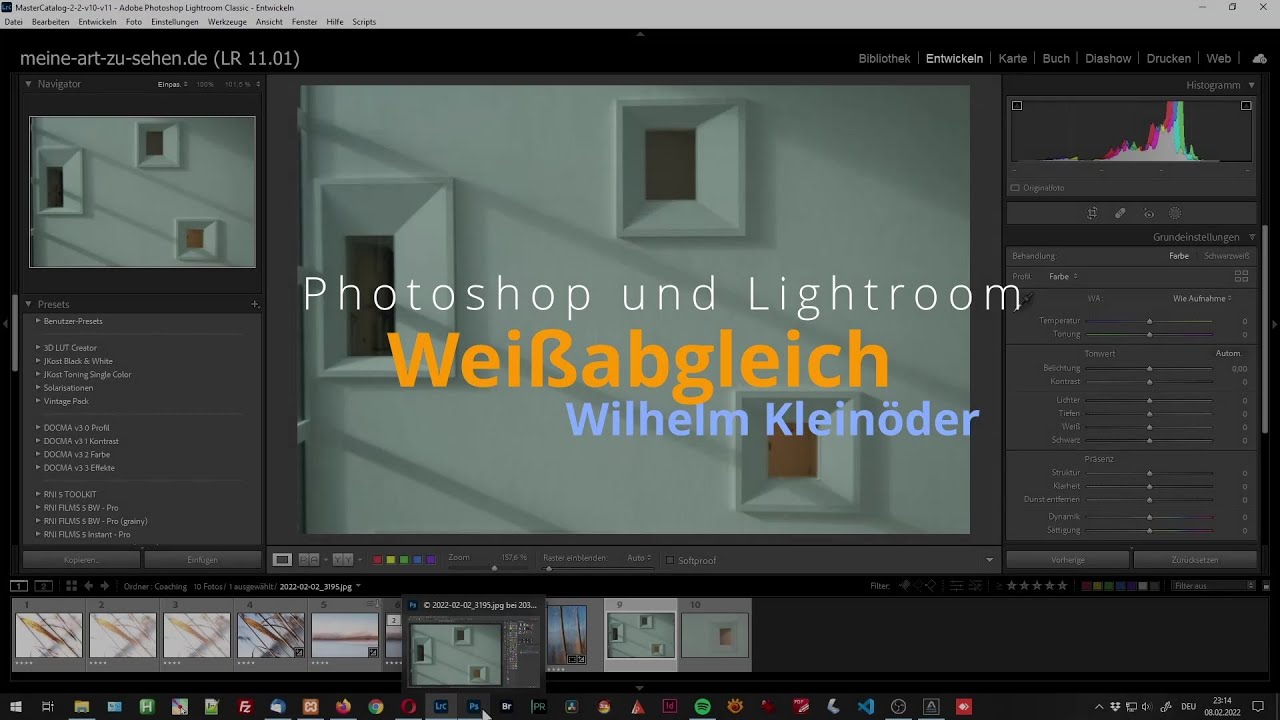 Weißabgleich mit Photoshop und Lightroom