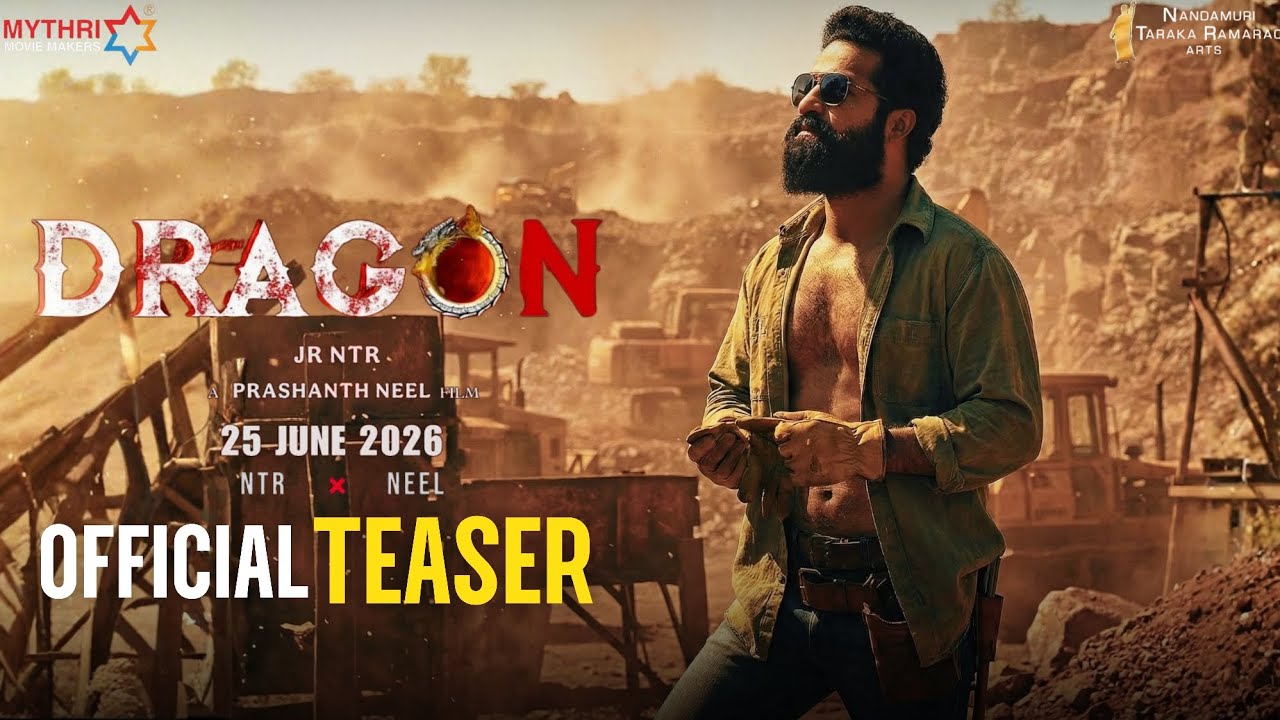 Dragon Official Teaser | Junior NTR | Prashanth Neel | Rukmini Vasanth | Ravi Basrur | Bobby Deol