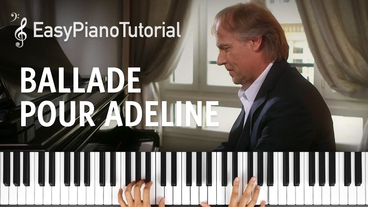 Ballade Pour Adeline (Richard Clayderman) - Free Piano Tutorial + Sheet Music