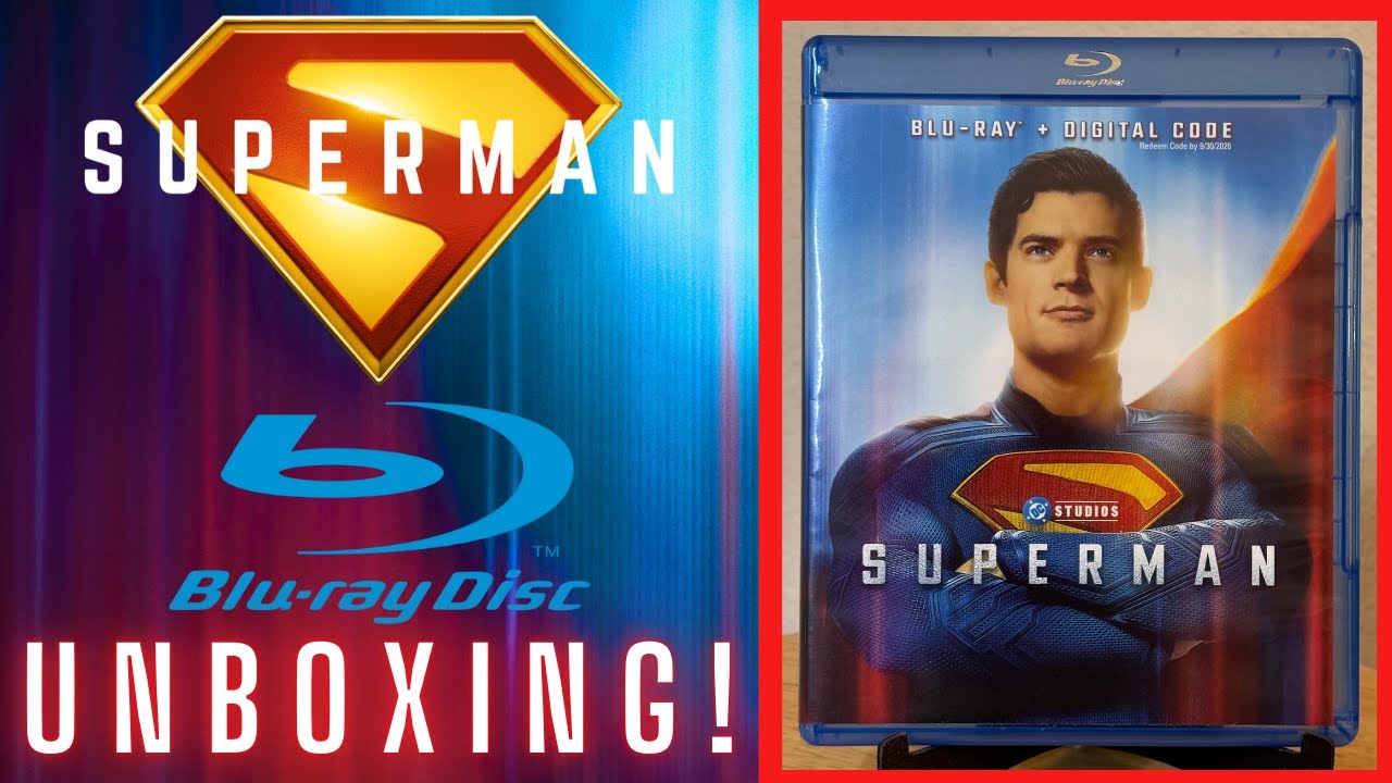 Распаковка Blu-Ray фильма «Супермен»!