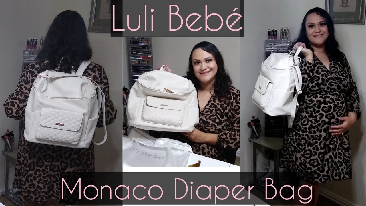 Luli Bebé Monaco diaper bag...Pañalera Moderna y Chic 💕