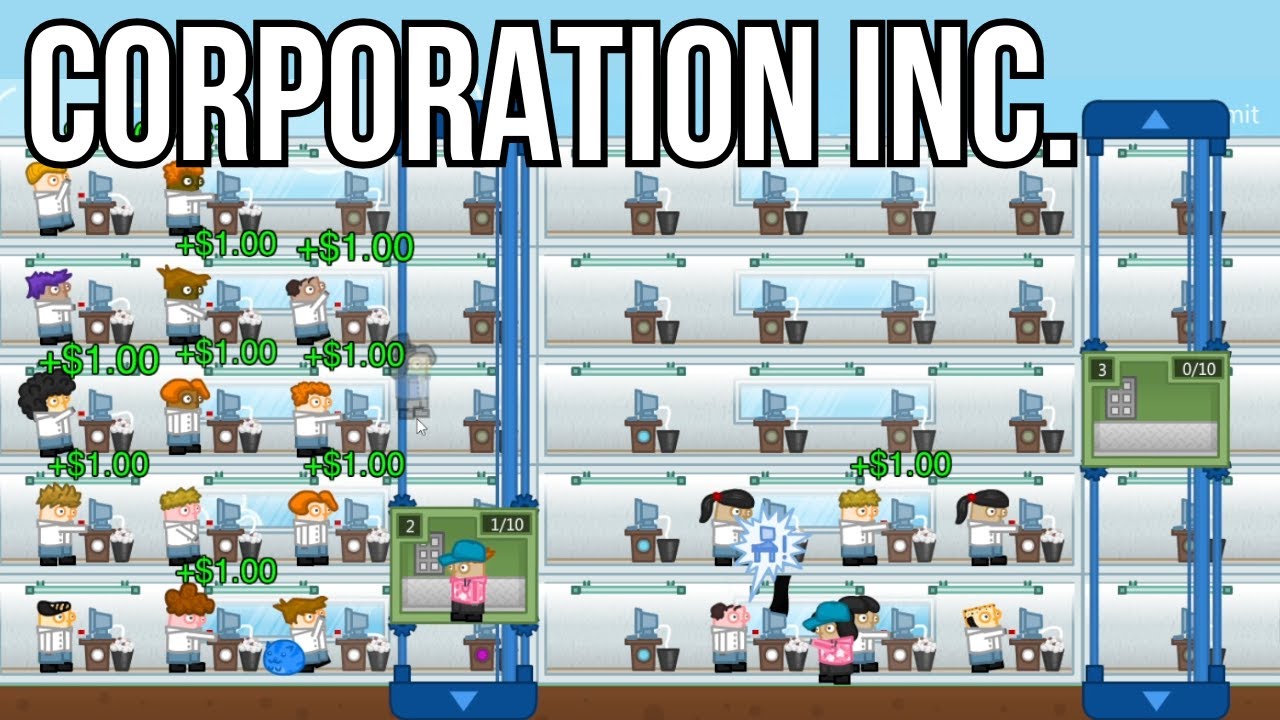Revisiting an old Flash Game about Capitalism (Corporation Inc)