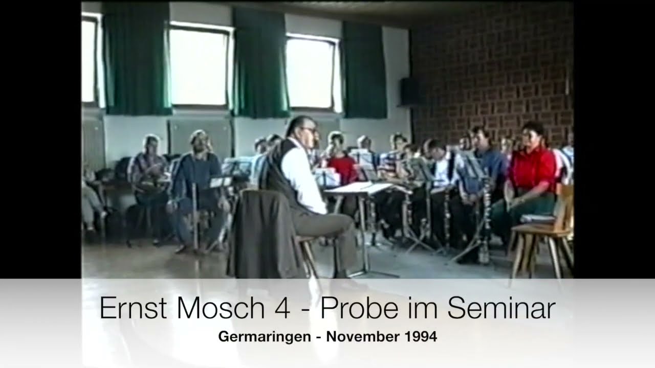 Probe 4 bei Ernst Mosch mit Musikfreunden