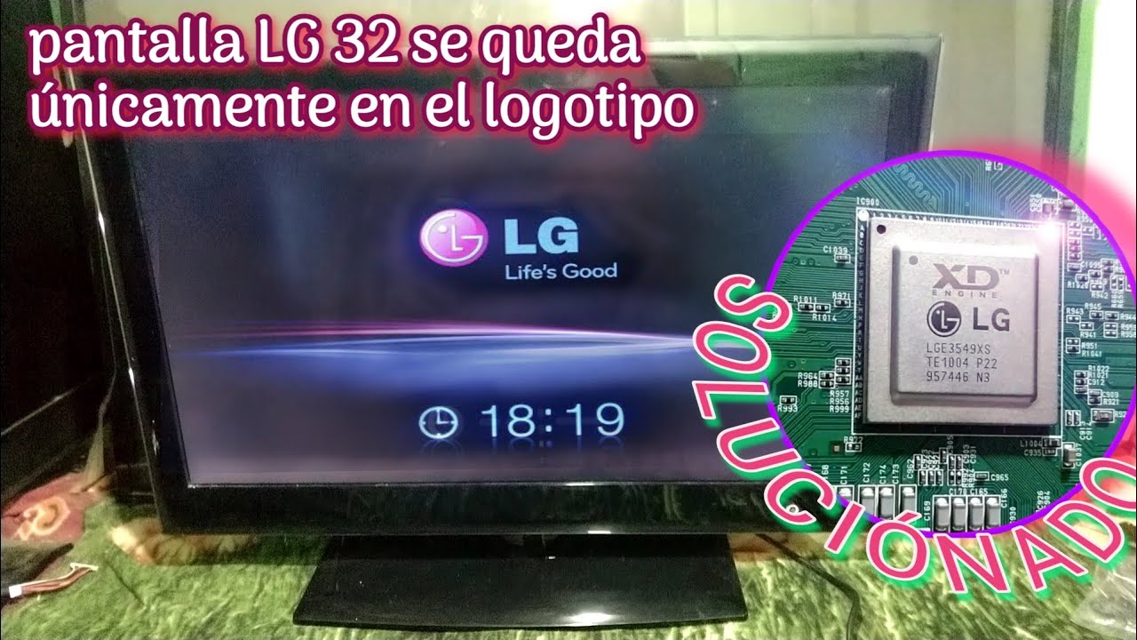 tv LED LG no pasa del logotipo