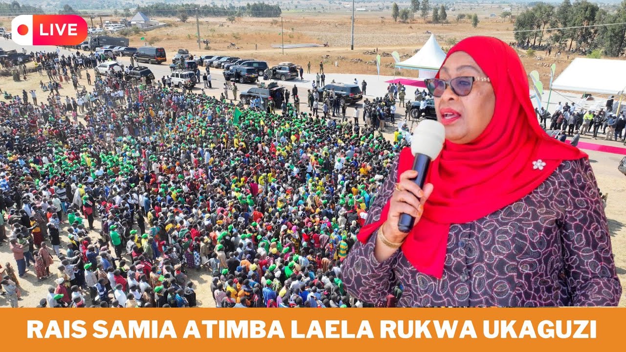 🔴#LIVE: RAIS DKT. SAMIA AKIZUNGUMZA NA WANANCHI WA LAELA RUKWA
