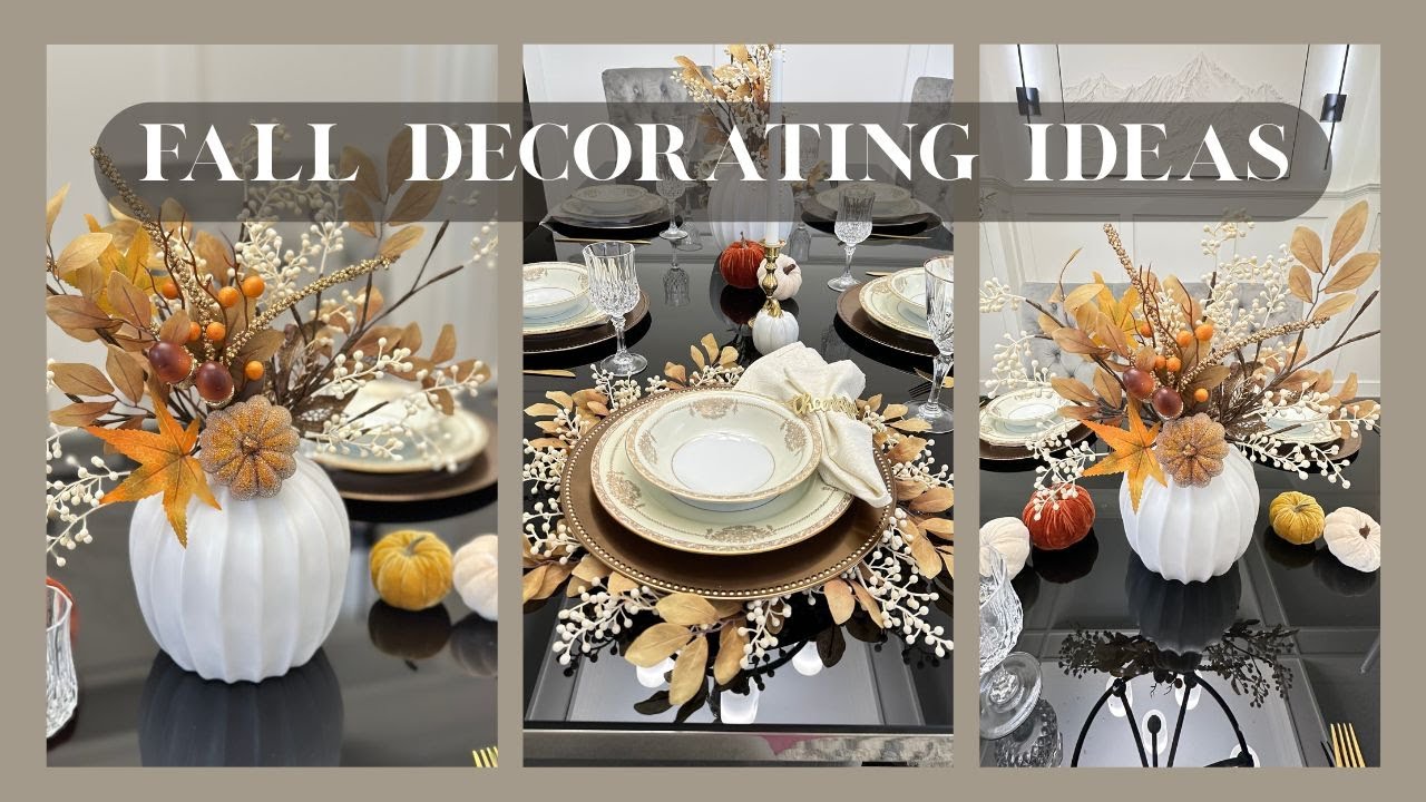 2025 Fall Decorating Ideas | Elegant Fall Tablescape | Fall Decorate With Me | New Fall Decor
