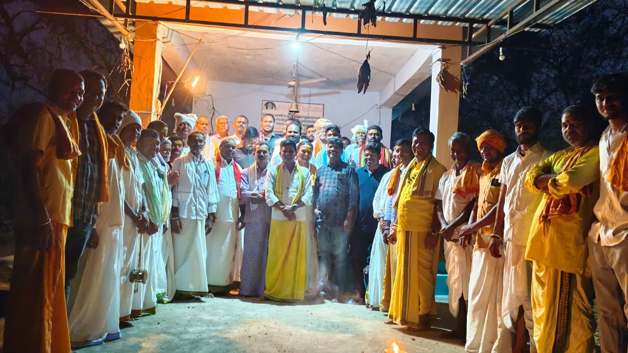 రాచపల్లి గట్టు మల్లికార్జున స్వామి దేవాలయం వద్ద దృష్టి కుంభం మద్దూరి శ్యామ్ కుమార్ యాదవ్#9177886141