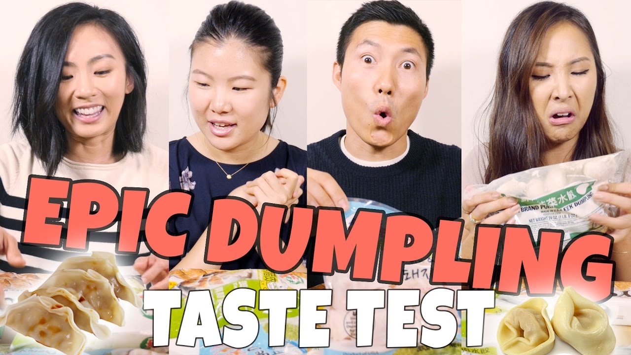 EPIC Frozen DUMPLING Taste Test!