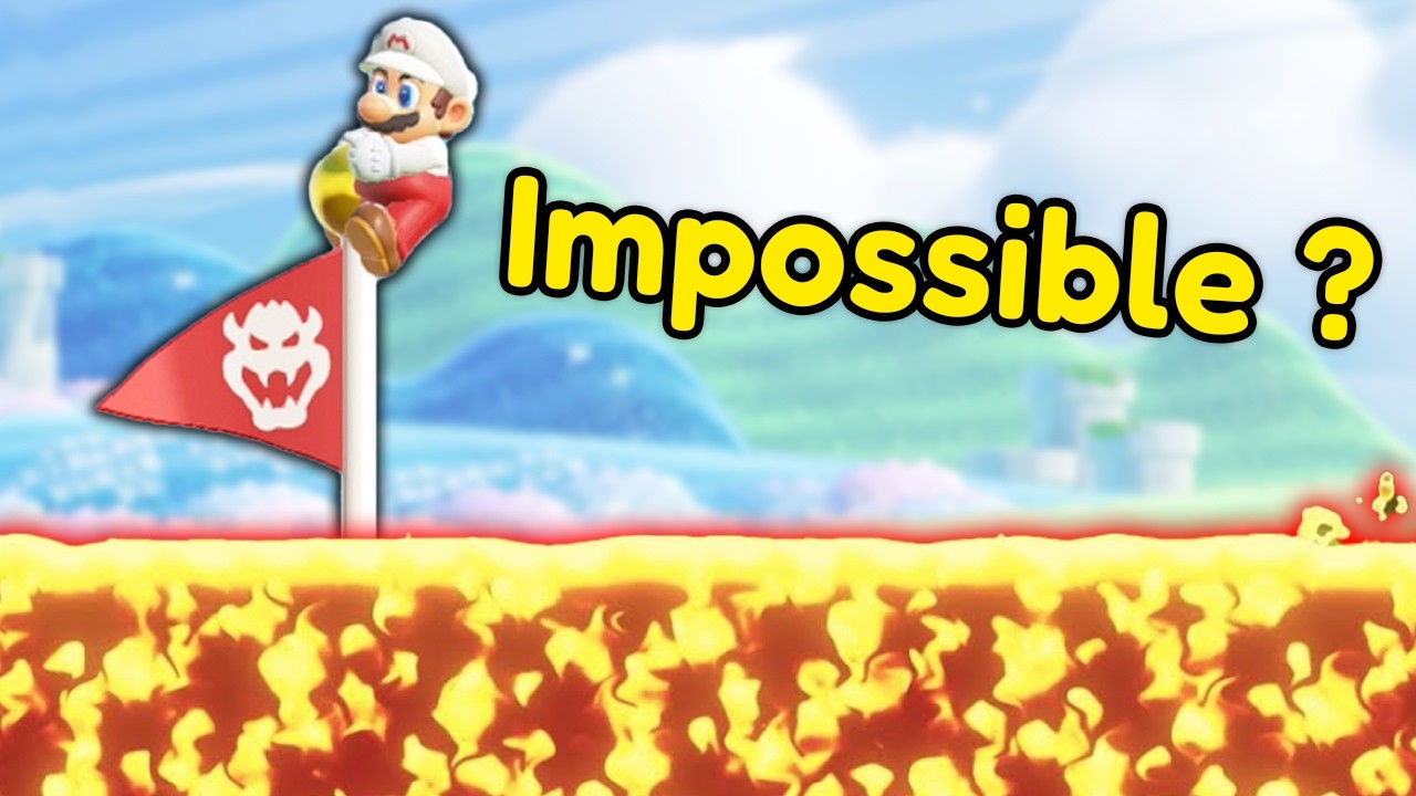 Super Mario Wonder mais le sol c'est de la LAVE (Impossible)