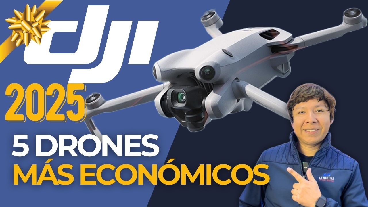 Los 5 Drones M&aacute;s Econ&oacute;micos de DJI con C&aacute;mara 4k, Confiables Baratos Mejores para Video y Fotograf&iacute;a