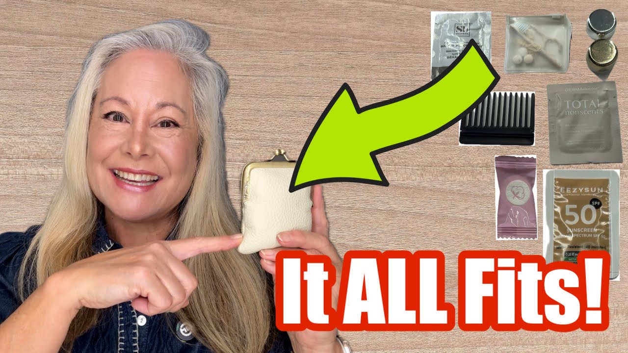 Всё, что я упаковываю в свою ультраминиатюрную косметичку (только для ручной клади!).