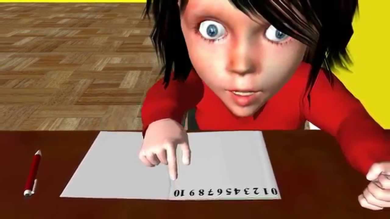 Desene educative|Sa scriem de la 0 la 10