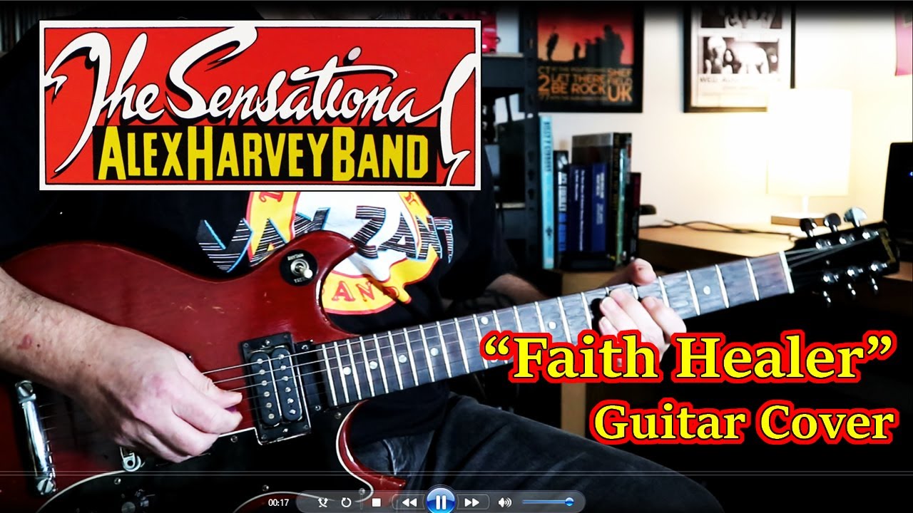Sensational Alex Harvey Band: Faith Healer - guitar cover. '65 Melody Maker