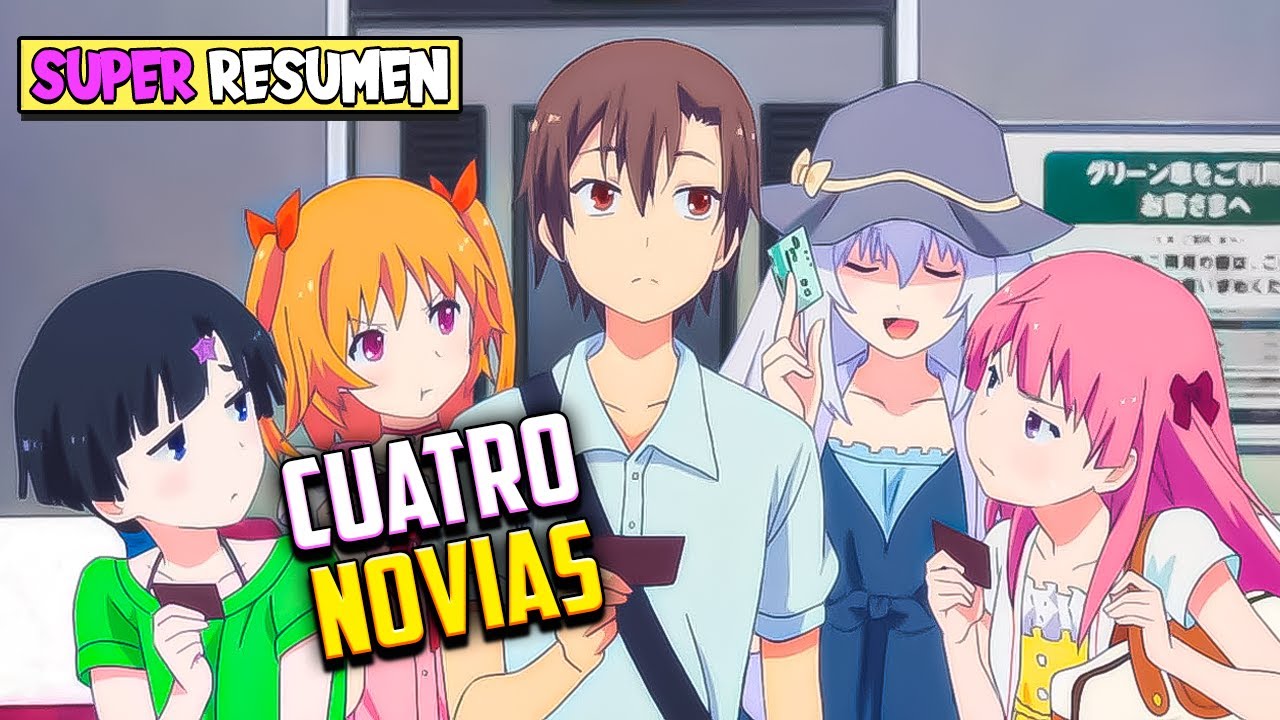 😎El NO QUERIA NOVIA y TERMINÓ con un HAREM de 4 CHICAS sin QUERER😎 ORESHURA SUPER RESUMEN