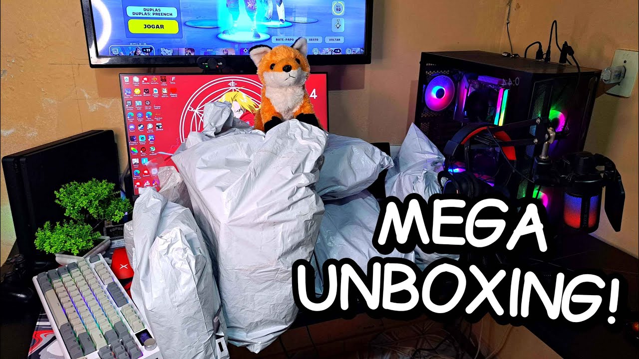 Unboxing de Action Figures e Decorações Para o Setup Gamer