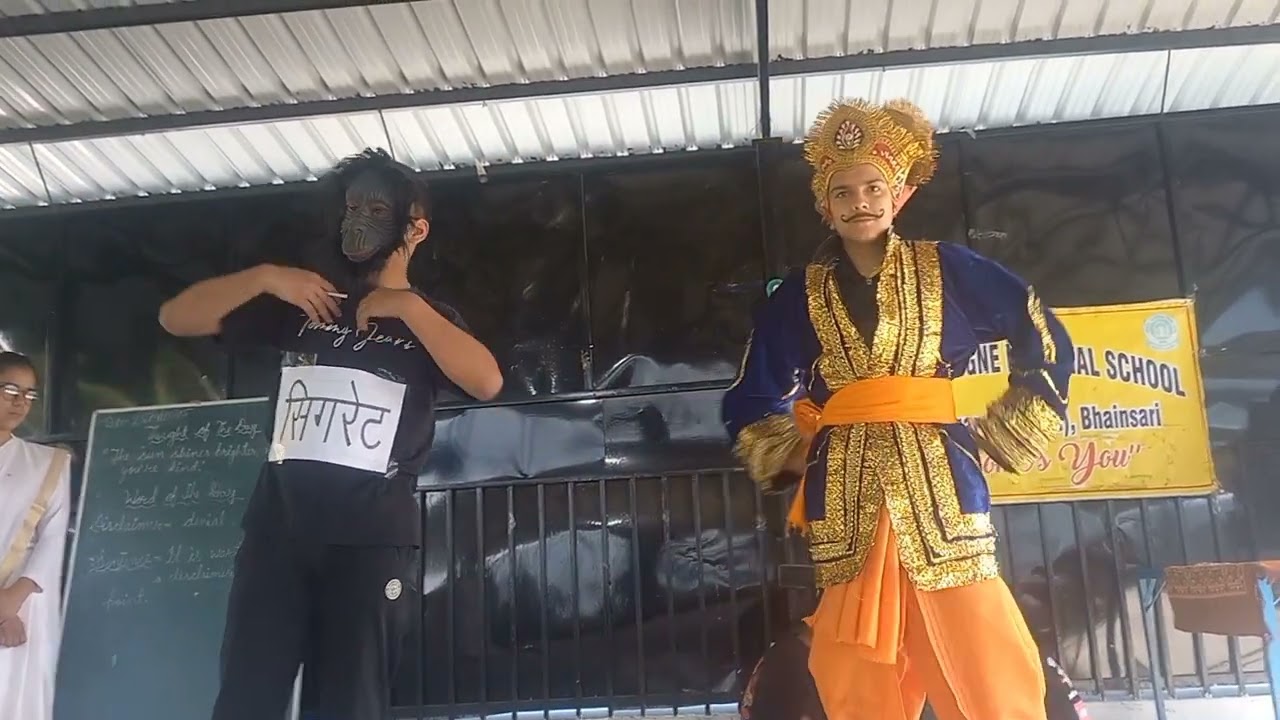 धूम्रपान निषेध पर शानदार प्रस्तुति।। #No Tobacco #jvns #school #drama