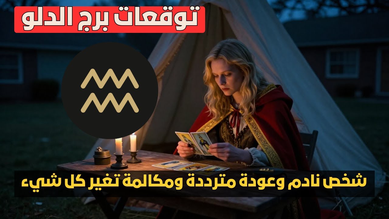 توقعات برج الدلو ♒️ فك تعطيل قوي في الحب ❤️ وعودة شخص نادم 💔 تحذير من ناس مزيفة ⚠️