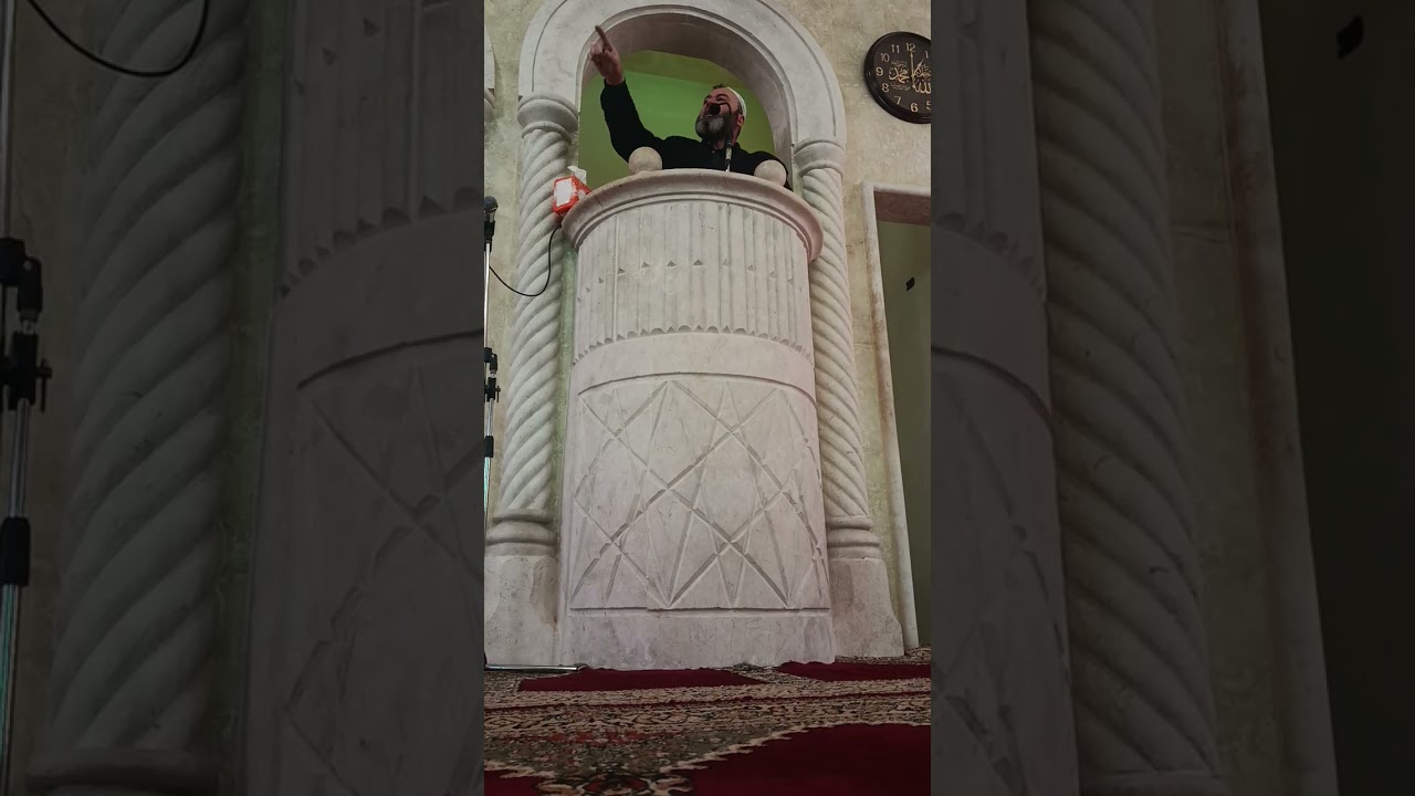 الخطبة الجمعة في مسجد عائشة 9رمضان