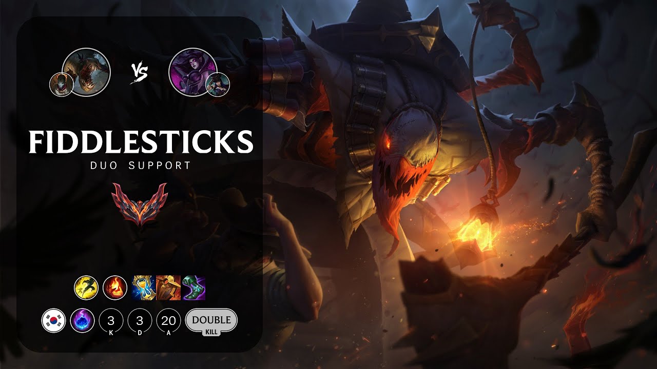 Fiddlesticks Support vs Morgana - KR Grandmaster Patch 13.3
