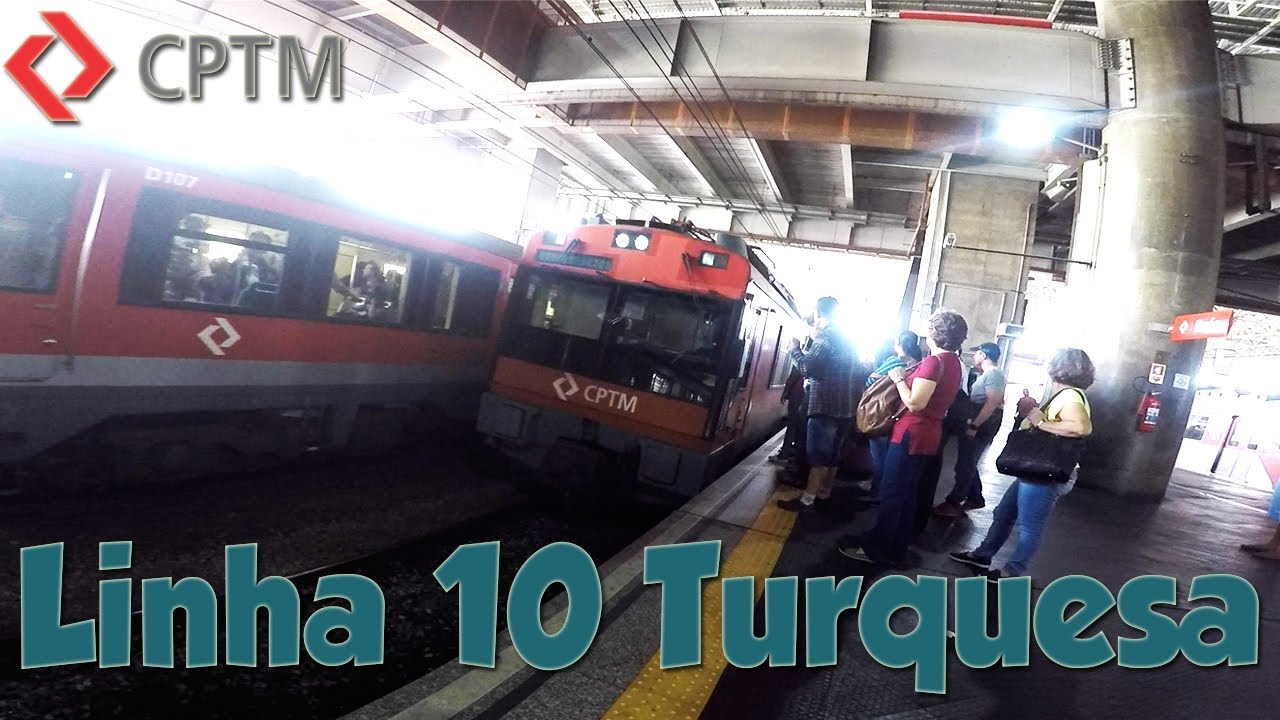 LINHA 10 TURQUESA CPTM - Trecho Completo