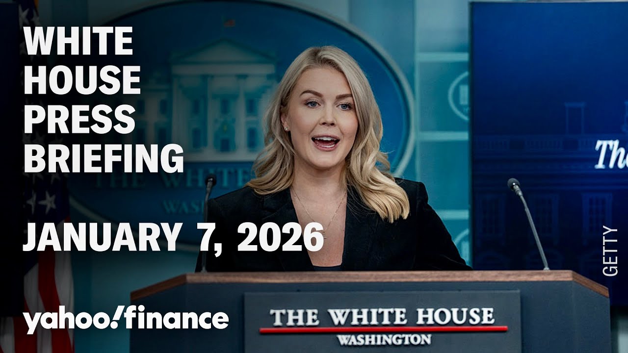 White House press secretary Karoline Leavitt hold press briefing