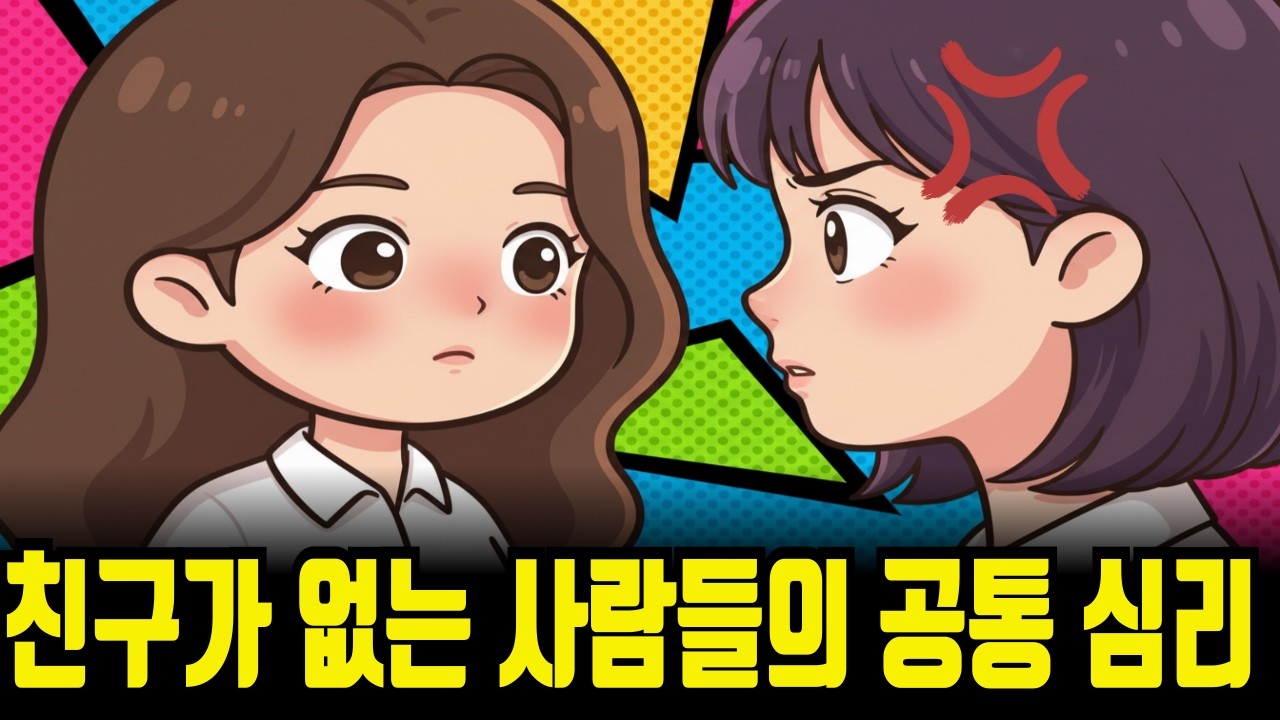 친구가 없는 사람들의 5가지 심리 특징 | 이것만 고치면 사람이 끊이지 않습니다 (관계 심리학)