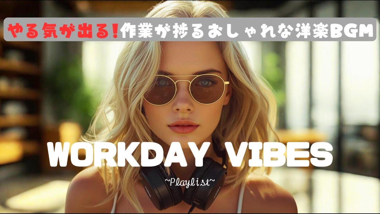 【洋楽Playlist】やる気が出る!作業が捗るおしゃれ洋楽BGM🎧|作業用BGM ×勉強×集中×WORKDAYVIBES