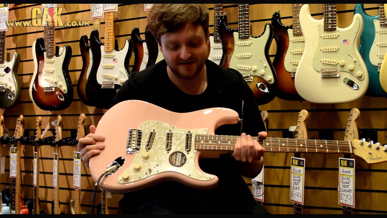 Fender - FSR American Standard Lipstick Stratocaster Demo at GAK