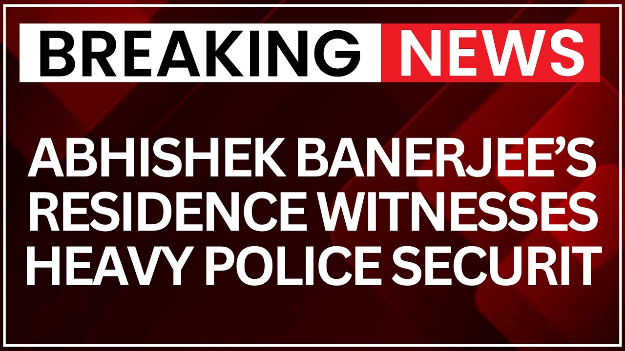 Heavy Police Deployment Outside Abhishek Banerjee&rsquo;s Residence in Kolkata | NewsX