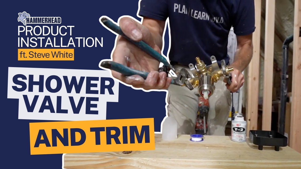 How to Install the Shower Valve and Trim from HammerHead Showers