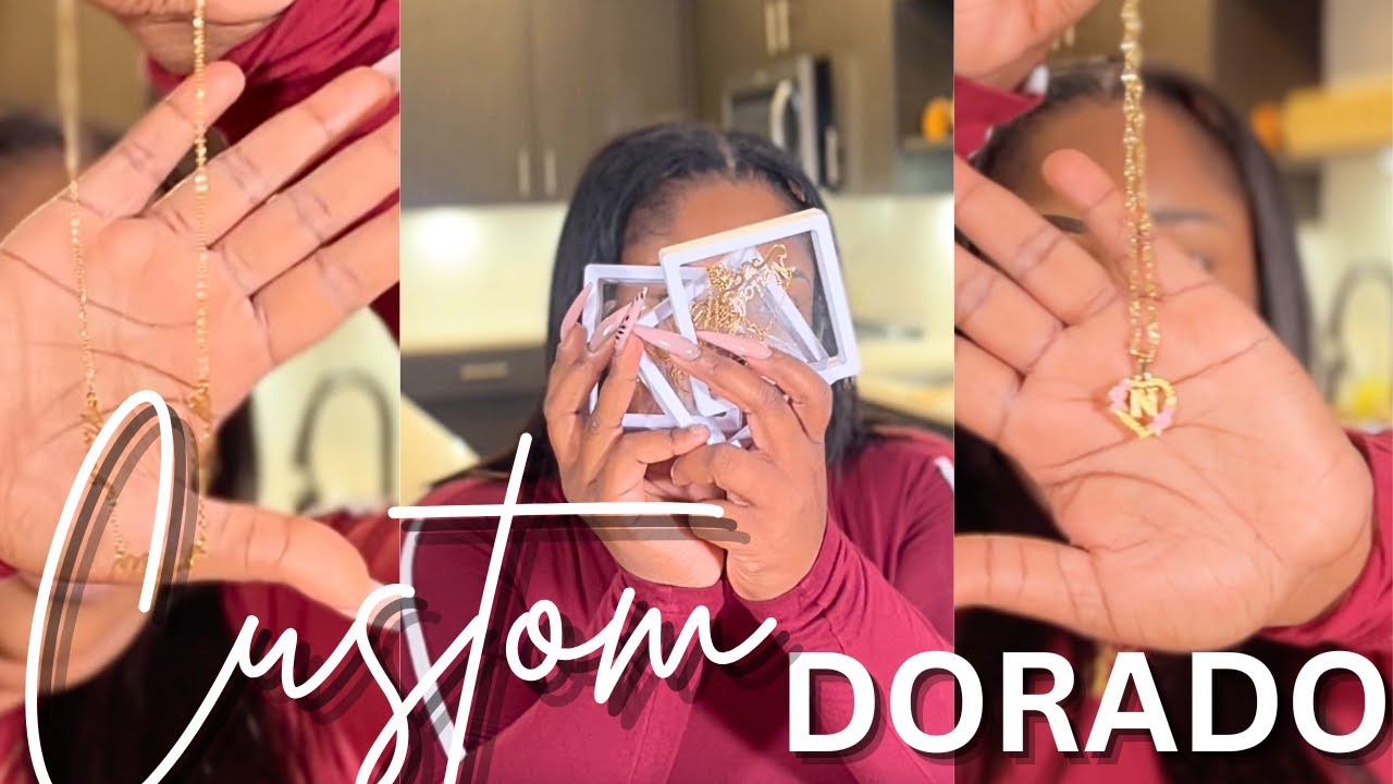 Ювелирные изделия CUSTOM DORADO | Персонализированные ожерелья, украшения на заказ и предметы рос...